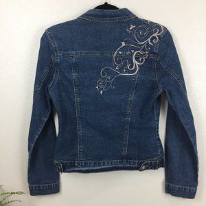 Embroidered Jean Jacket size PM